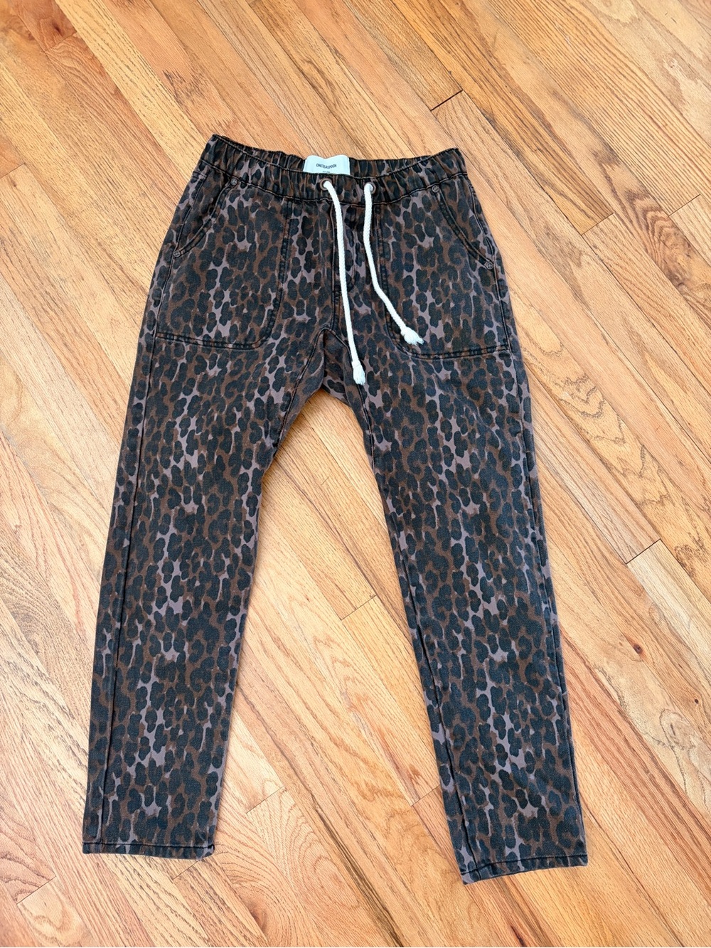 Oneteaspoon Leopard Print Jeans Small